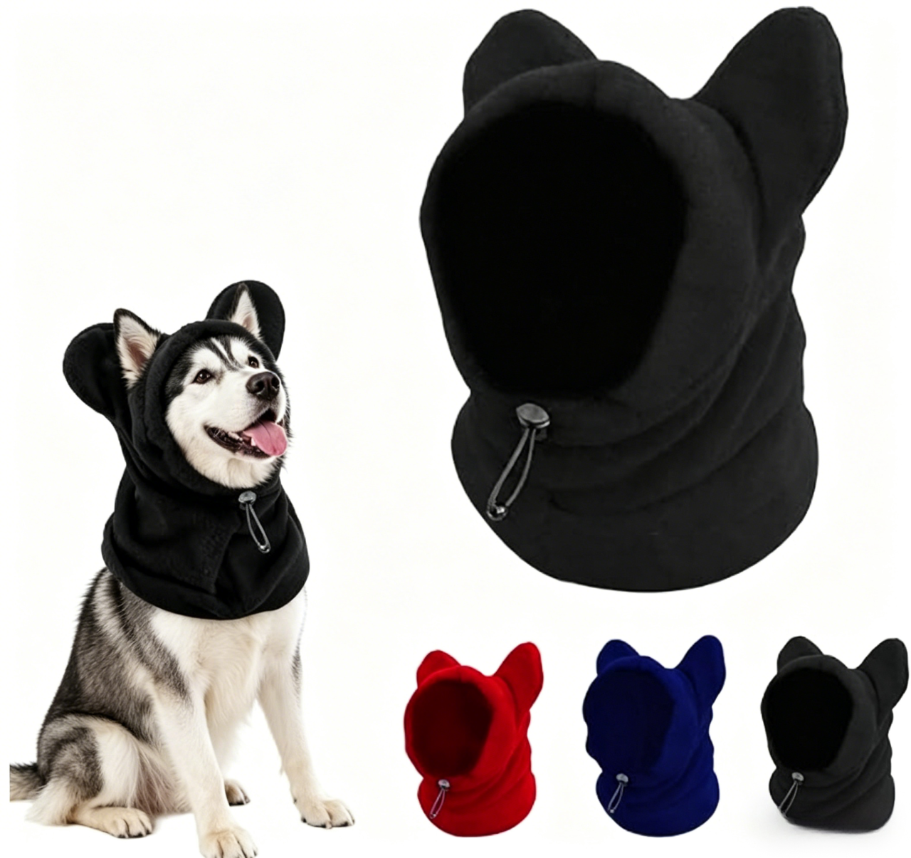 1 Ear-Covered Dog Winter Warm Hat - Image 1